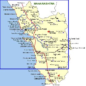 Turismo mapa de Goa