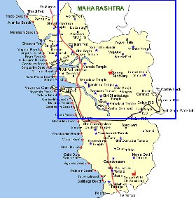 Turismo mapa de Goa