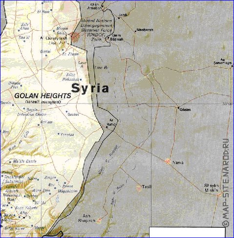 mapa de Colinas de Gola em ingles