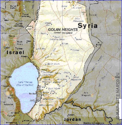 mapa de Colinas de Gola em ingles