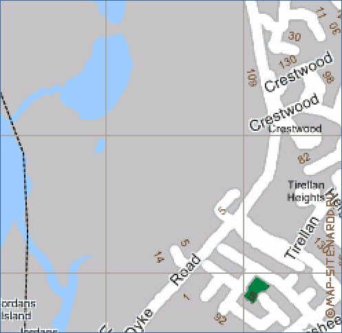 mapa de Galway em ingles