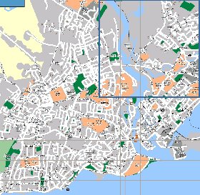 mapa de Galway em ingles