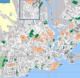 mapa de Galway em ingles