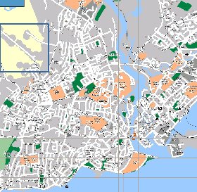 mapa de Galway em ingles