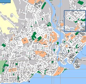 mapa de Galway em ingles