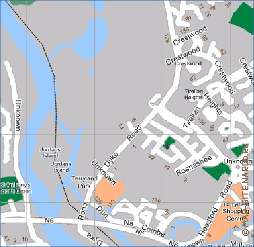 carte de Galway en anglais