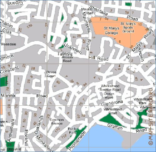 mapa de Galway em ingles