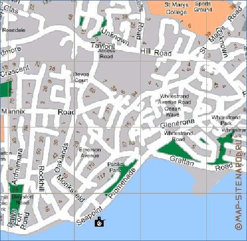 mapa de Galway em ingles