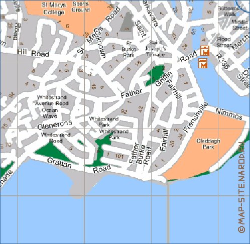 mapa de Galway em ingles