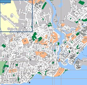 mapa de Galway em ingles