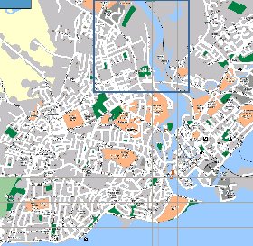 mapa de Galway em ingles