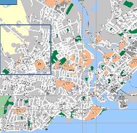 mapa de Galway em ingles