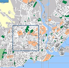 mapa de Galway em ingles