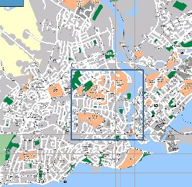 mapa de Galway em ingles