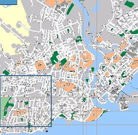 mapa de Galway em ingles