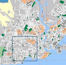 mapa de Galway em ingles