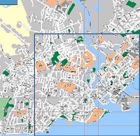 mapa de Galway em ingles