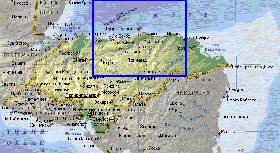 Fisica mapa de Honduras