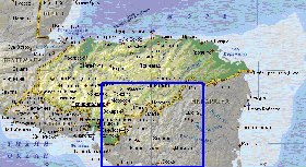 Fisica mapa de Honduras