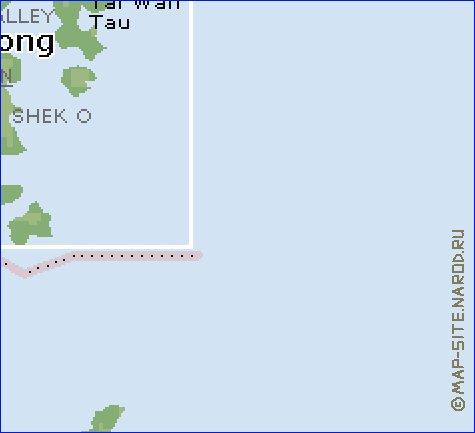 Fisica mapa de Hong Kong