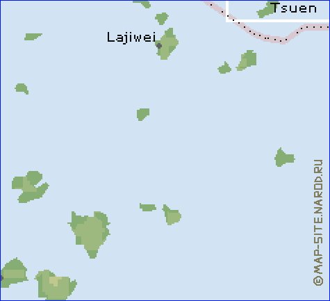 Fisica mapa de Hong Kong