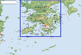 Fisica mapa de Hong Kong