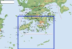 Fisica mapa de Hong Kong