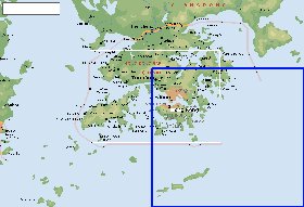 Fisica mapa de Hong Kong