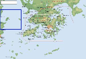 Fisica mapa de Hong Kong