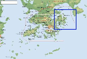 Fisica mapa de Hong Kong