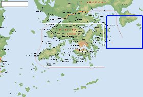 Fisica mapa de Hong Kong