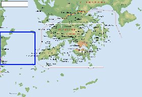 Fisica mapa de Hong Kong