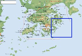 Fisica mapa de Hong Kong