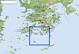 Fisica mapa de Hong Kong