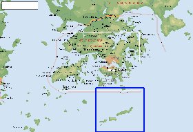 Fisica mapa de Hong Kong