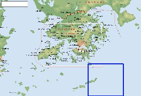 Fisica mapa de Hong Kong