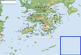 Fisica mapa de Hong Kong