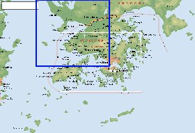 Fisica mapa de Hong Kong