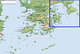 Fisica mapa de Hong Kong