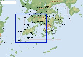 Fisica mapa de Hong Kong