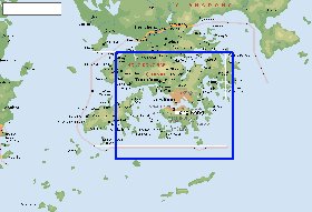 Fisica mapa de Hong Kong