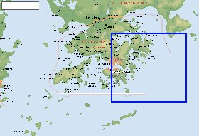 Fisica mapa de Hong Kong