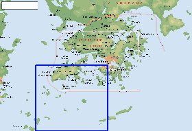 Fisica mapa de Hong Kong