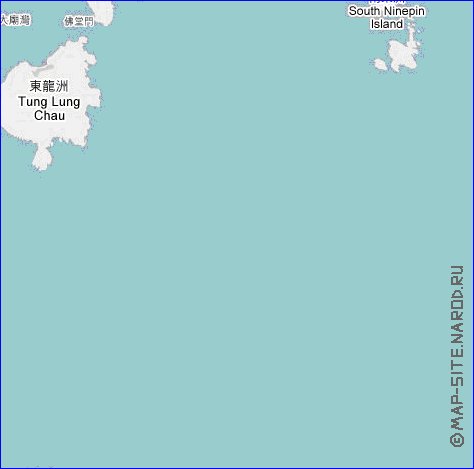 carte de Hong Kong en langue chinoise