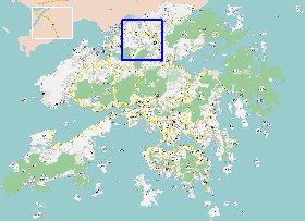 carte de Hong Kong en langue chinoise