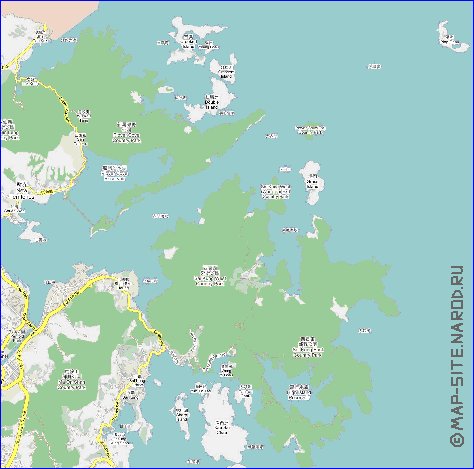 carte de Hong Kong en langue chinoise