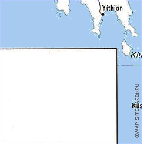 mapa de Grecia em ingles