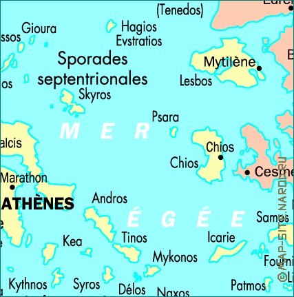 carte de Grece