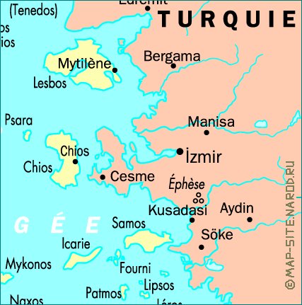 carte de Grece