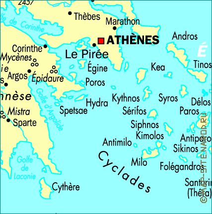 carte de Grece